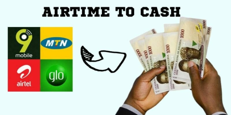 convert airtime to cash